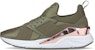 (W) Puma Muse X5 Metal 'Hijau Lumut Gelap Emas Mawar' 383954-03