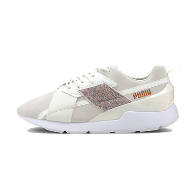 (W) Puma Muse X-2 Shimmer Sneakers White