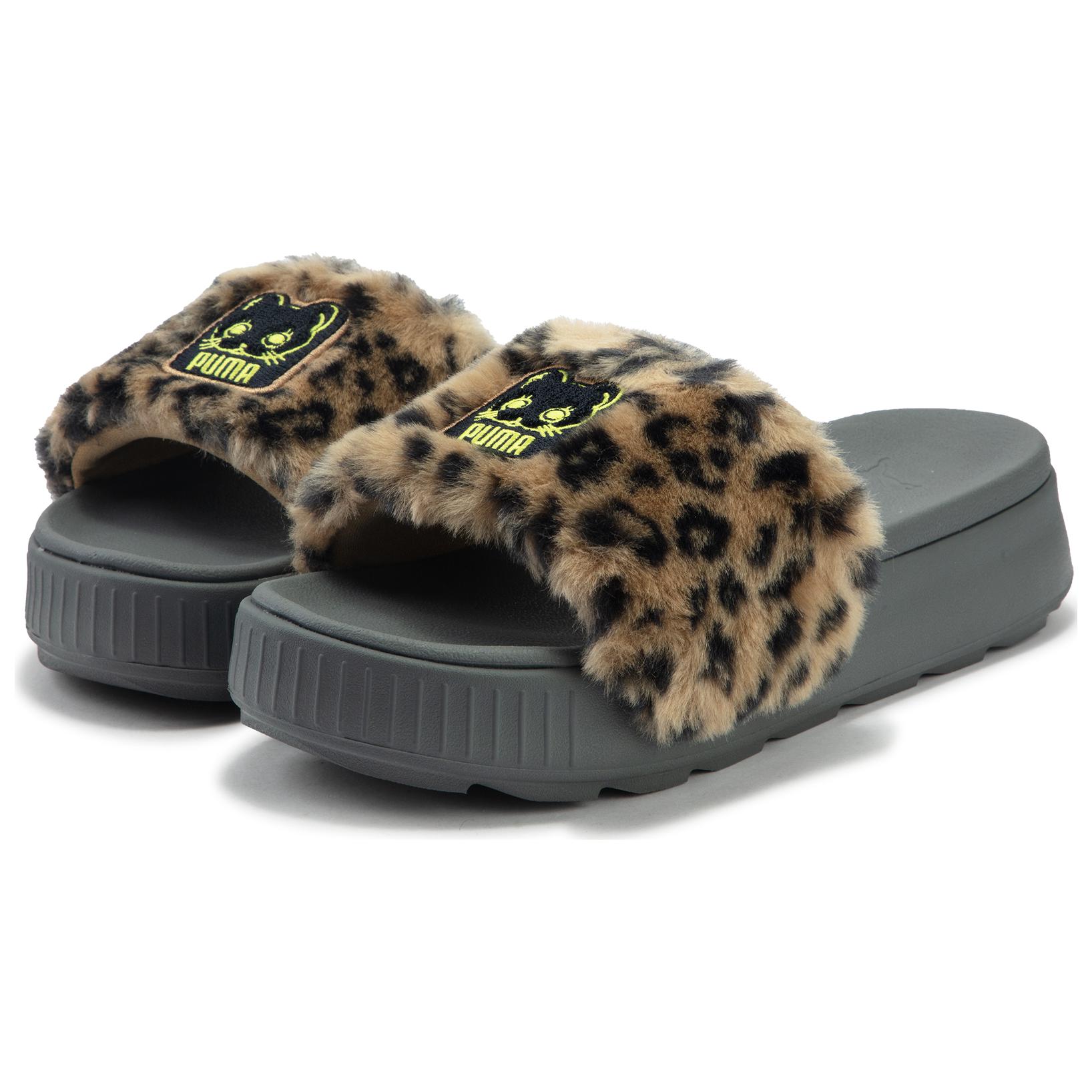 (W) Puma NEKO-san Carmen Slides 'Tan Grey' 圖 3