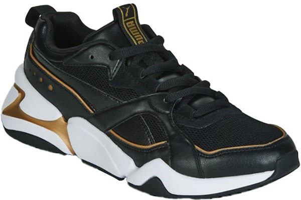 (W) 푸마 노바 2 로우탑 런닝화 블랙/골드 (Puma Nova 2 Low탑 런닝화 블랙/골드) 370957-06 Order (W) 푸마 노바 2 로우탑 런닝화 블랙/골드 (Puma Nova 2 Low탑 런닝화 블랙/골드) 370957-06