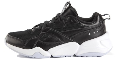 (Women) Puma Nova 2 Low Top Running Shoes Black 370957-01 (Women) Puma Nova 2 Low Top Running Shoes Black 370957-01
