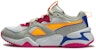 (W) Puma Nova 2 Kelabu/Jingga/Merah Jambu Kasut Rendah 370957-10