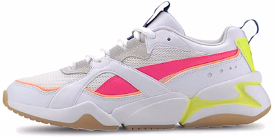 (Women) Puma Nova 2 Pink/Green/White Low sneakers 370957-08 (Women) Puma Nova 2 Pink/Green/White Low sneakers 370957-08
