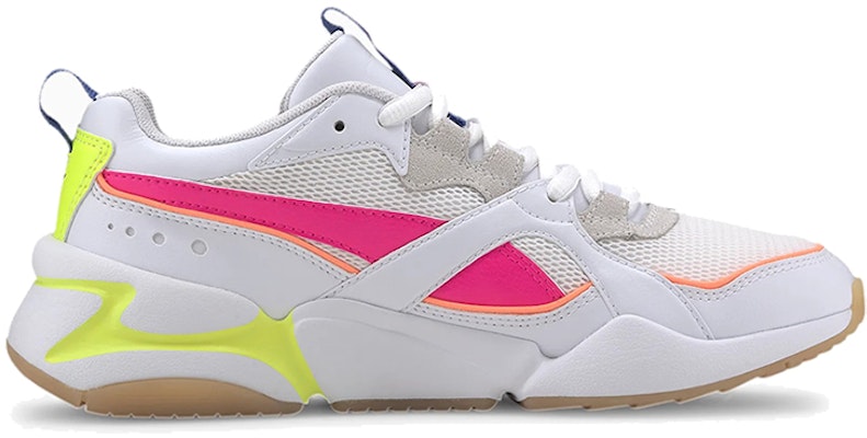 (W) Puma Nova 2 Sneakers Rendah Pink Hijau Putih 370957-08 Order (W) Puma Nova 2 Sneakers Rendah Pink Hijau Putih 370957-08