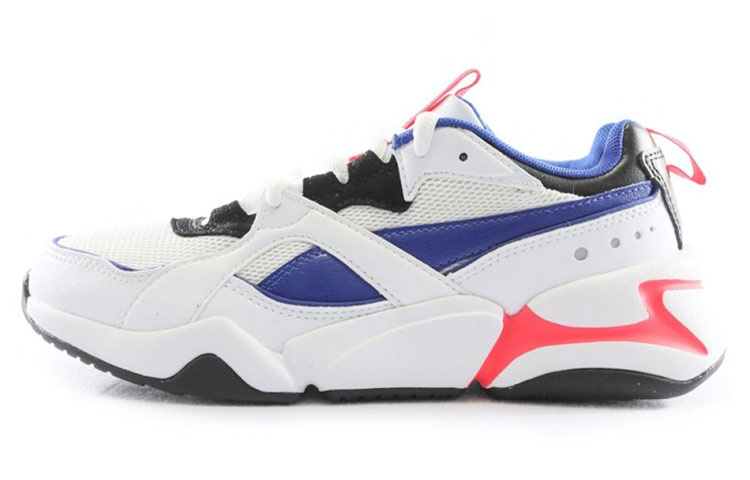 (Women) Puma Nova 2 Low-Top Running Shoes White/Blue 370957-04