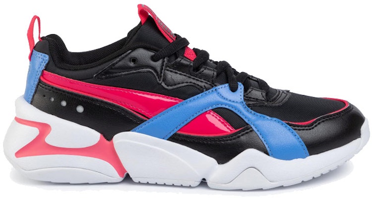(Women) Puma Nova 2 Shift 2 Sport Shoes Black/Pink/Blue 371063-01 Order (Women) Puma Nova 2 Shift 2 Sport Shoes Black/Pink/Blue 371063-01