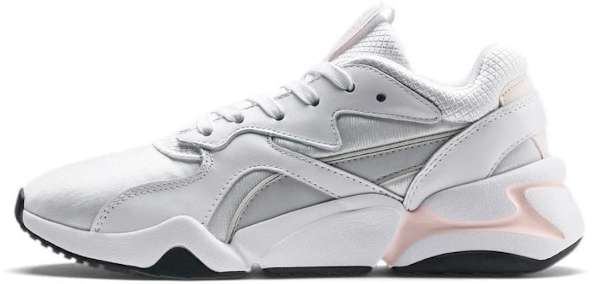 (Women) Puma Nova Gleam Grey//Pink 'White' 371065-01 Buy (Women) Puma Nova Gleam Grey//Pink 'White' 371065-01