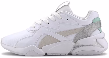 (Women) Puma Nova Glitz 'White' 371722-01 (Women) Puma Nova Glitz 'White' 371722-01