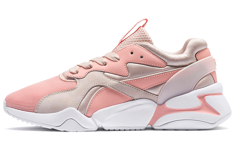 (Women) Puma Nova Grl Pwr Running Shoes Pink/White/Golden 369656-02