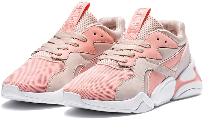(Women) Puma Nova Grl Pwr Running Shoes Pink/White/Golden 369656-02 Lookbook (Women) Puma Nova Grl Pwr Running Shoes Pink/White/Golden 369656-02