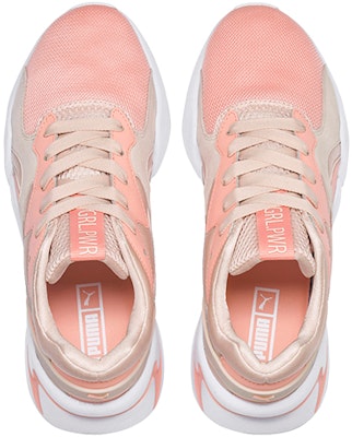 (Women) Puma Nova Grl Pwr Running Shoes Pink/White/Golden 369656-02 Shop (Women) Puma Nova Grl Pwr Running Shoes Pink/White/Golden 369656-02