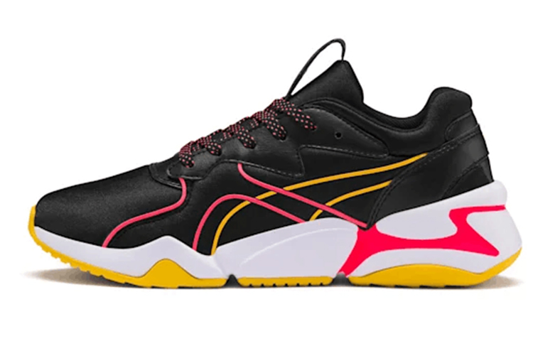 Buy (W) プーマ ノヴァ ハイパーテック IMEVA 黒黄ピンク 369919-01