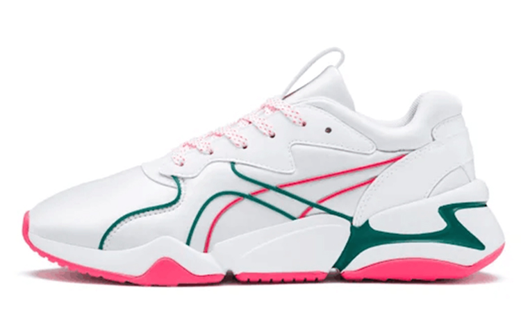 (W) Puma Nova Hypertech Imeva 'White Pink Green'