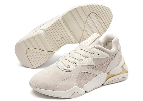 (W) Puma Nova Pastel Grunge 'Whisper White' Putih Berbisik 369487-01 Purchase (W) Puma Nova Pastel Grunge 'Whisper White' Putih Berbisik 369487-01