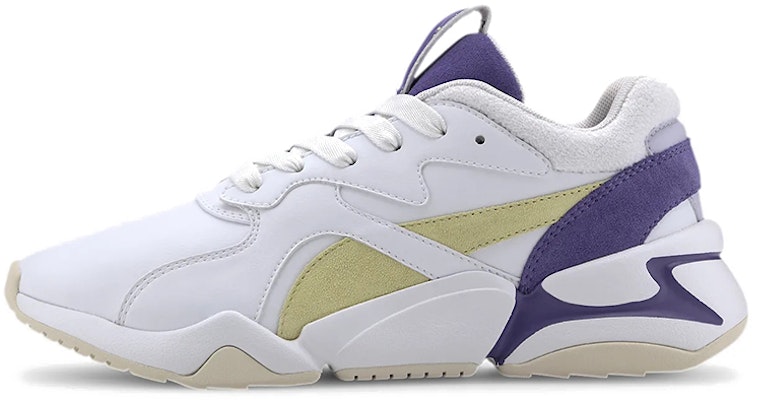 (Women) Puma Nova Pop Shoes White 371723-01 Buy (Women) Puma Nova Pop Shoes White 371723-01