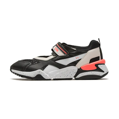 (W) Puma Nova Shandal Velcro 'Black Pink'
