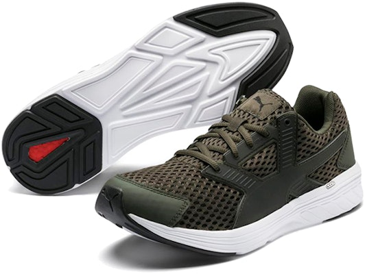 (Women) Puma Nrgy Driver Low Running Shoes Green/Brown/White 190558-02 Purchase (Women) Puma Nrgy Driver Low Running Shoes Green/Brown/White 190558-02