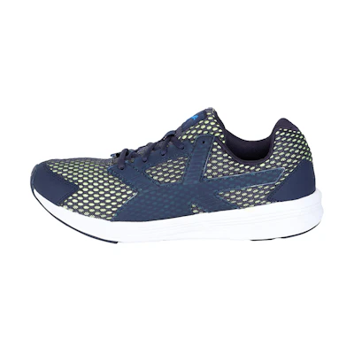(W) Puma Nrgy Driver Low Running Shoes Blue/Yellow/White