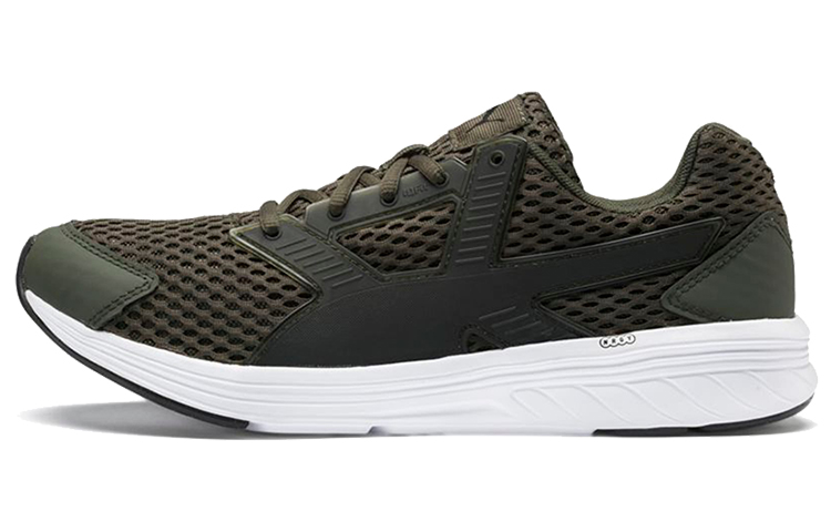 (Women) Puma Nrgy Driver Low Running Shoes Green/Brown/White 190558-02