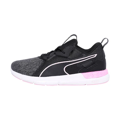 (W) Puma Nrgy Dynamo Futuro Low Top Running Shoes Black/White/Pink