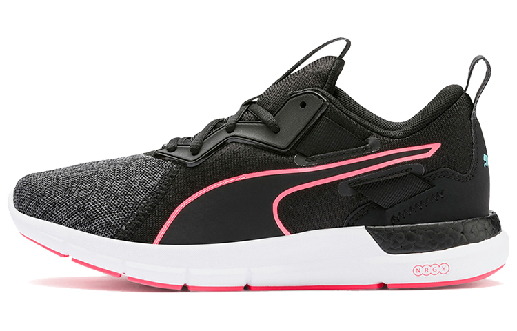 (Women) Puma Nrgy Dynamo Futuro Low Top Running Shoes Black/White/Red 191103-09