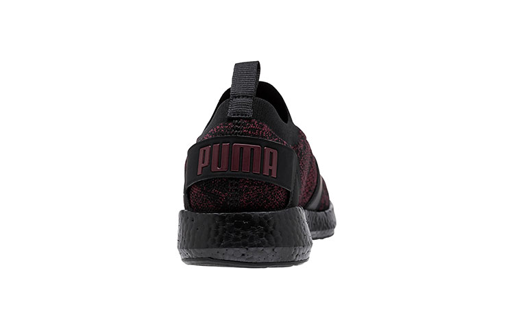 Shop (W) プーマ NRGY ネコ エンジニアニット 黒/紫 ロー 191094-16