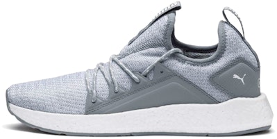 (Women) Puma Nrgy Neko Knit Running Shoes 'Grey White' 191477-02 (Women) Puma Nrgy Neko Knit Running Shoes 'Grey White' 191477-02