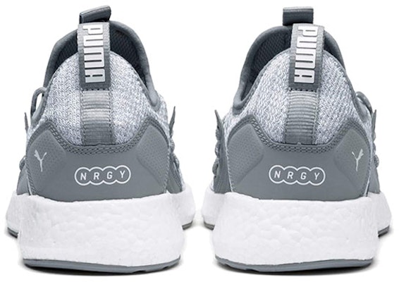 (Women) Puma Nrgy Neko Knit Running Shoes 'Grey White' 191477-02 Shop (Women) Puma Nrgy Neko Knit Running Shoes 'Grey White' 191477-02