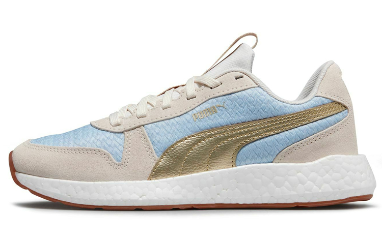 (Women) Puma Nrgy Neko Retro Sweet What Vintage Running Shoes Grey/Blue 192748-01