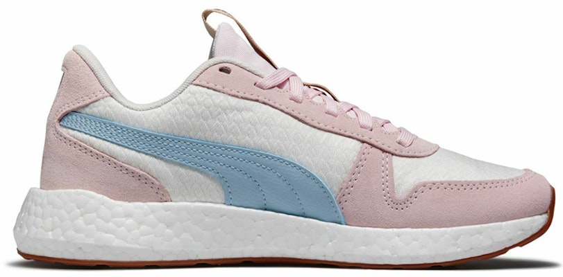 (Women) Puma Nrgy Neko Retro Sweet What Vintage Running Shoes White/Pink 192748-02 Order (Women) Puma Nrgy Neko Retro Sweet What Vintage Running Shoes White/Pink 192748-02
