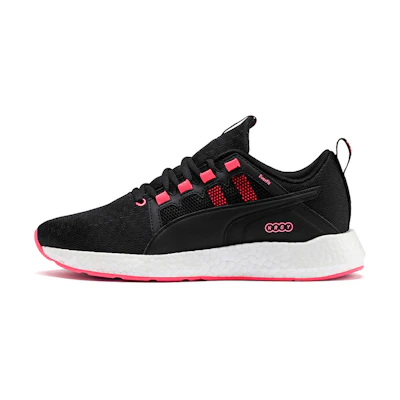 (W) Puma Nrgy Neko Turbo Shoes Black/White/Pink