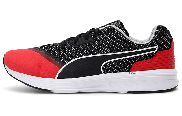 (Women) Puma Nrgy Resurge Low Running Shoes Black/Red/White 191601-02
