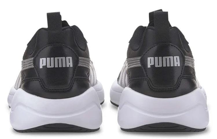 Shop (W) 푸마 누아지 런 '블랙 실버' (Puma Nuage Run 'Black Silver') 372851-01
