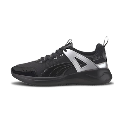(W) Puma Nuage Run Cage Metallic 'Black. Silver'