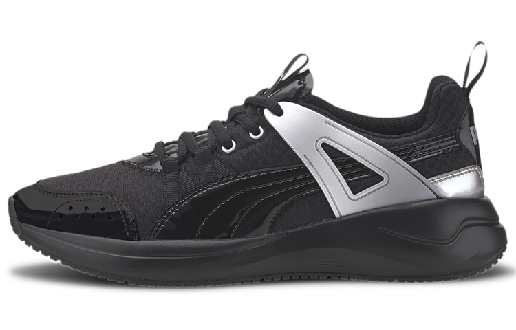 (Women) Puma Nuage Run Cage Metallic 'Black. Silver' 372850-01