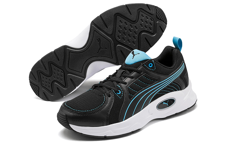 (W) Puma Nucleus Run Imeva Low Black/White/Blue 圖 5