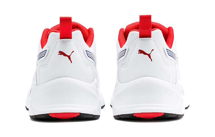 Shop (W) Puma Nucleus Run Imeva Basse Blanc/Bleu/Rouge 369869-04