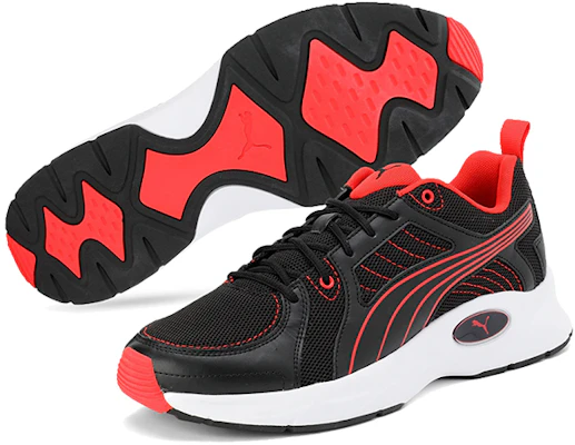 (W) Puma Nucleus Run Imeva Laag Zwart/Rood/Wit 369869-01 Purchase (W) Puma Nucleus Run Imeva Laag Zwart/Rood/Wit 369869-01