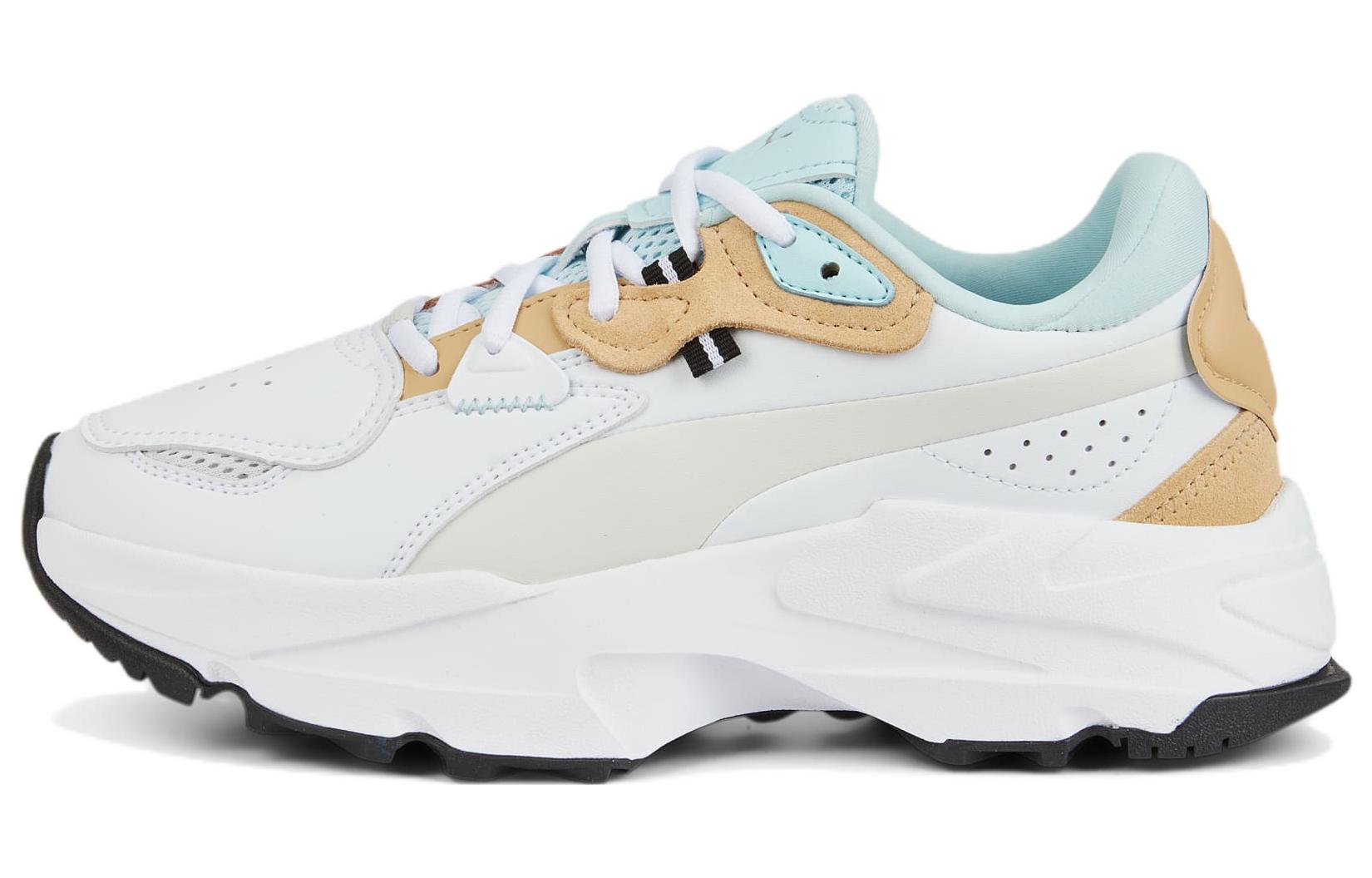 (Women) Puma Orkid 'White Blue Brown' 383136-06