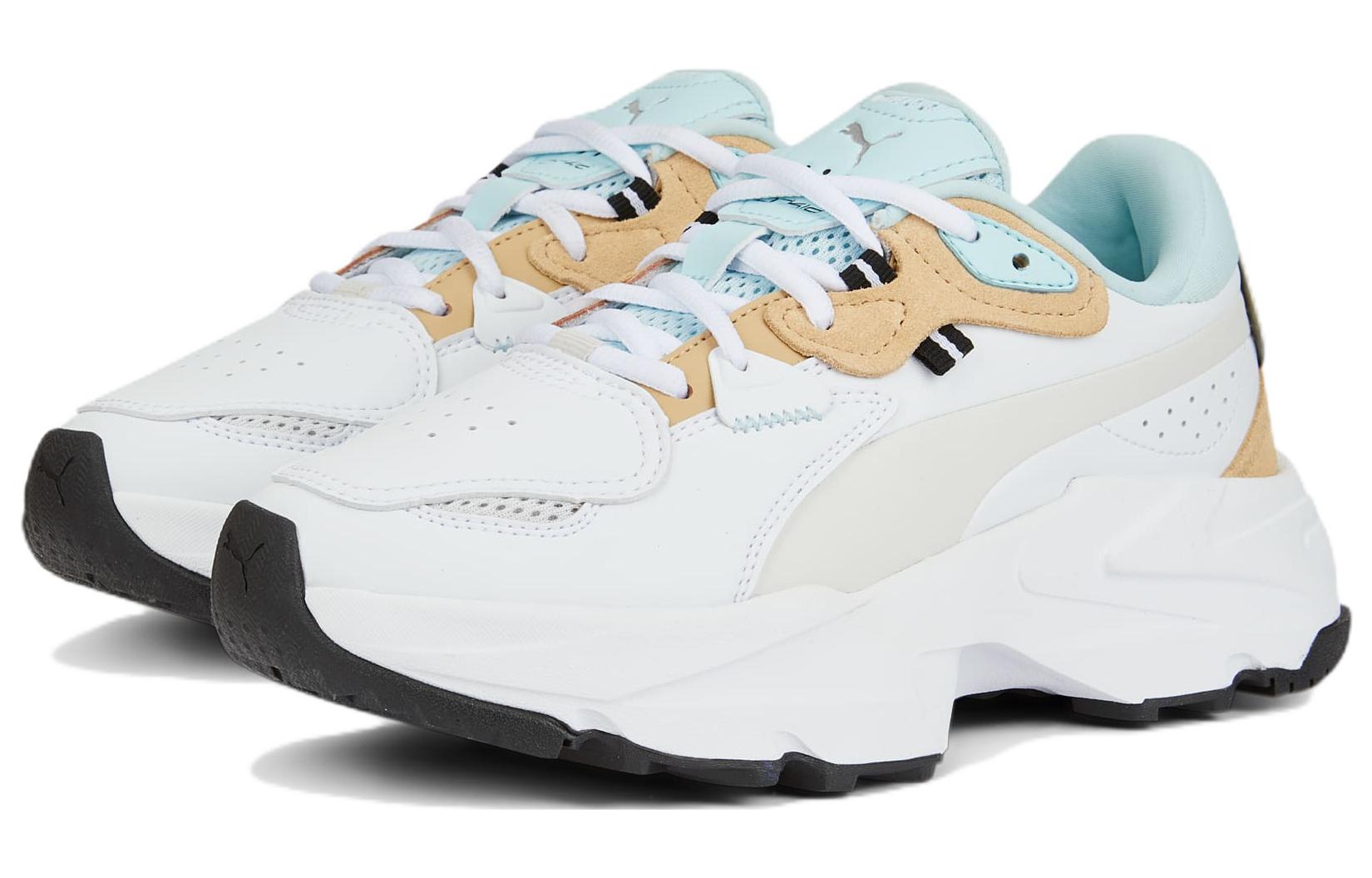 Lookbook (W) Puma Orkid ''Blanc Bleu Marron'' 383136-06