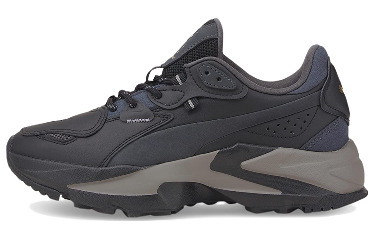(Women) Puma Orkid Bu0026W 'Puma Black-Steel Gray'  384089-02