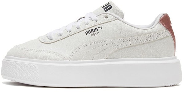 PUMA Oslo 防滑透氣 低幫 板鞋 女款 白色 Buy PUMA Oslo 防滑透氣 低幫 板鞋 女款 白色