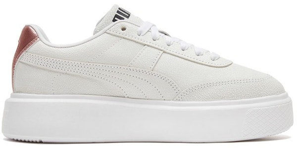 PUMA Oslo 防滑透氣 低幫 板鞋 女款 白色 Order PUMA Oslo 防滑透氣 低幫 板鞋 女款 白色