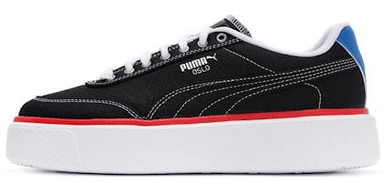 (Women) Puma Oslo Maja 'Summer - Black High Risk Red' 375058-02 (Women) Puma Oslo Maja 'Summer - Black High Risk Red' 375058-02