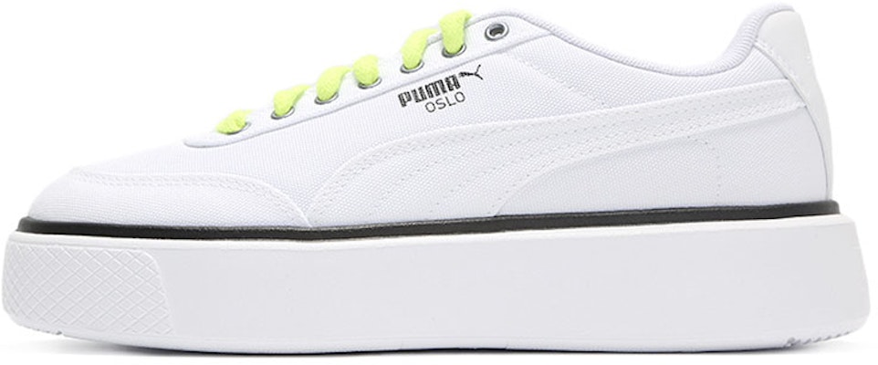 (Women) Puma Oslo Maja 'Summer - White Yellow Alert' 375058-01 Buy (Women) Puma Oslo Maja 'Summer - White Yellow Alert' 375058-01