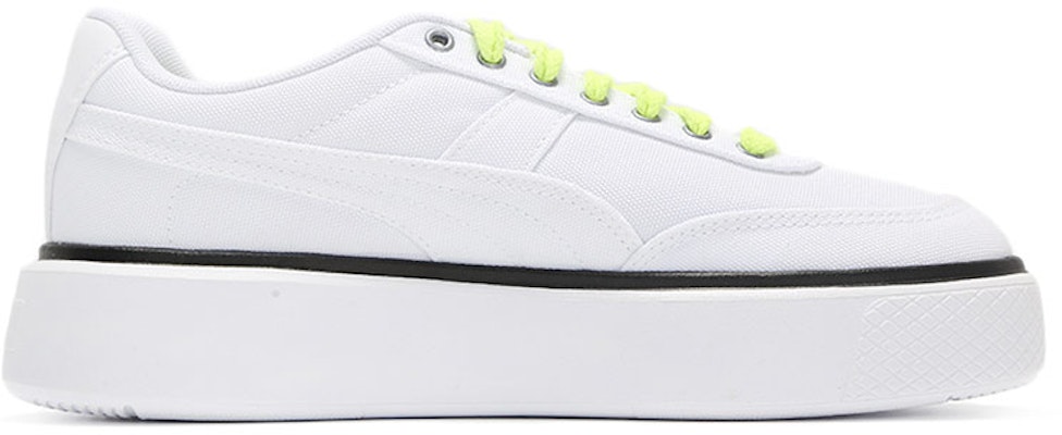 (女款)Puma Oslo Maja '夏季 - 白黃警報' 375058-01 Order (女款)Puma Oslo Maja '夏季 - 白黃警報' 375058-01