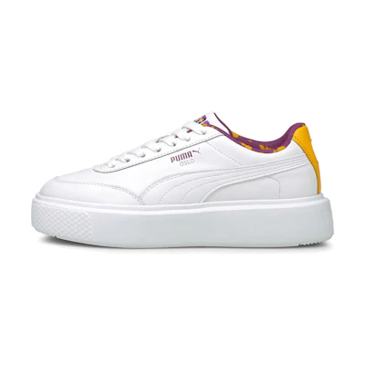 (W) Puma Oslo Maja For Casual Shoes White/Purple/Yellow