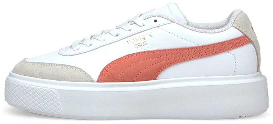 (Women) Puma Oslo Maja Archive 'White Elektro Peach' 375057-02 Buy (Women) Puma Oslo Maja Archive 'White Elektro Peach' 375057-02