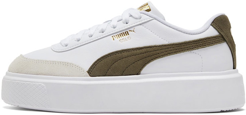 (Women) Puma Oslo Maya Archive Sneakers White/Green 375057-03 Buy (Women) Puma Oslo Maya Archive Sneakers White/Green 375057-03