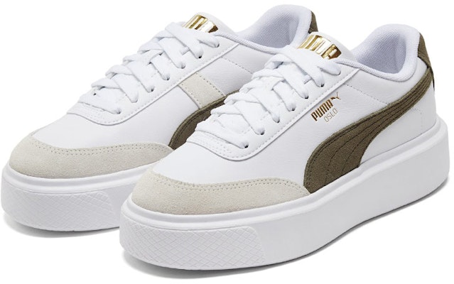 (Women) Puma Oslo Maya Archive Sneakers White/Green 375057-03 Shop (Women) Puma Oslo Maya Archive Sneakers White/Green 375057-03
